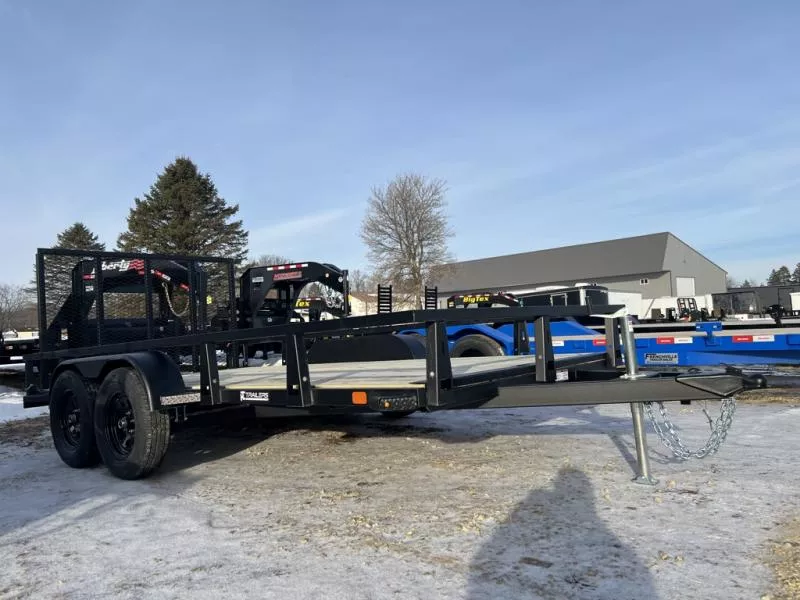 2026 HTC 7 x 14 Tandem Axle Utility Trailer