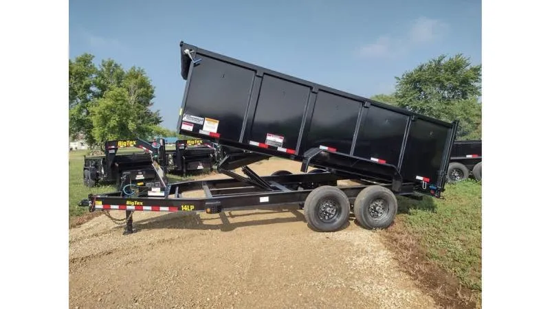 2026 Big Tex Trailers 14LP 16' Low Profile Dump Trailer with 4' Sides