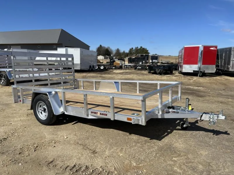 2026 Sport Haven 7 x 12 Aluminum Utility Trailer