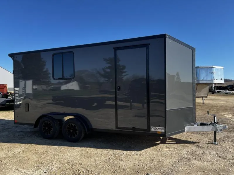 2026 Discovery 7.5 x 16 Discovery Endeavor Aluminum Weekender Toy Hauler Trailer