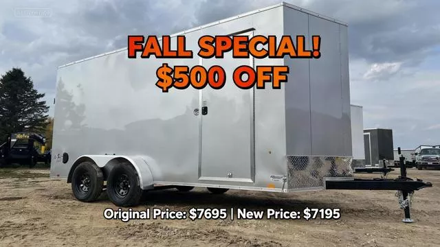 2026 Pace American 7 x 16 Outback Deluxe Enclosed Trailer