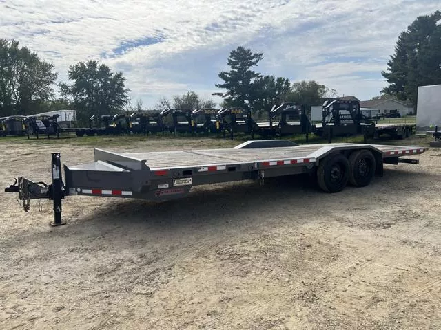 2023 Midsota TBWB24 Tilt Bed Wide Body Equipment Trailer