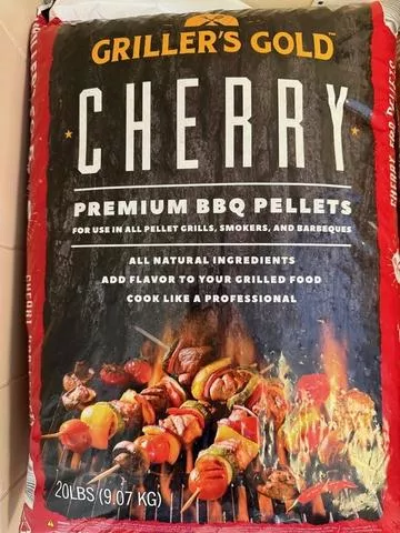  Griller's Gold 20 LB Cherry Premium BBQ Pellets - Maple & Cherry 