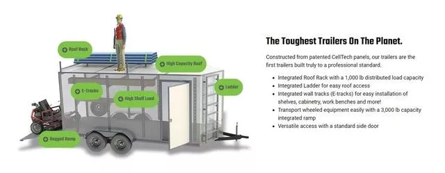 new Cargo (Enclosed) Trailers CellTech  for sale, in Ettrick, WI Thumbnail 19