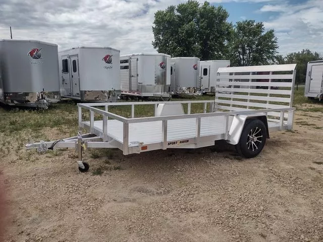 2026 Sport Haven 7 x 12 All Aluminum Utility Trailer