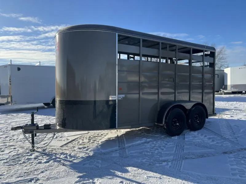 2026 S&S Manufacturing 7K 6' x 16' x 7' Livestock Trailer