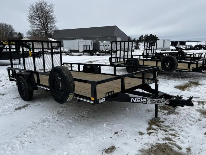 2026 Midsota 82 x 14 Nova Tube Top Utility Trailer