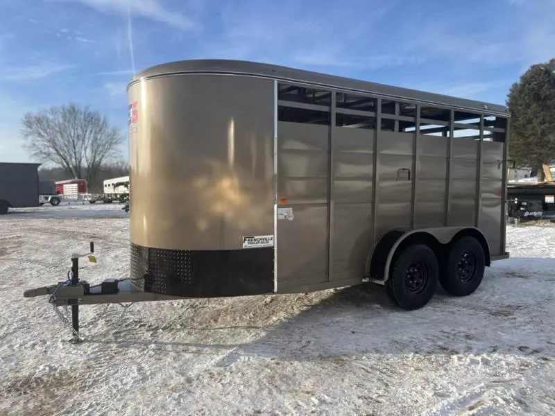 2026 S&S Manufacturing 7K 6' x 16' Livestock Trailer