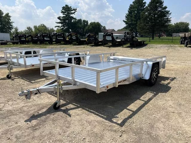2026 Sport Haven 7 x 12 All Aluminum Utility Trailer w/ Folding Ramp