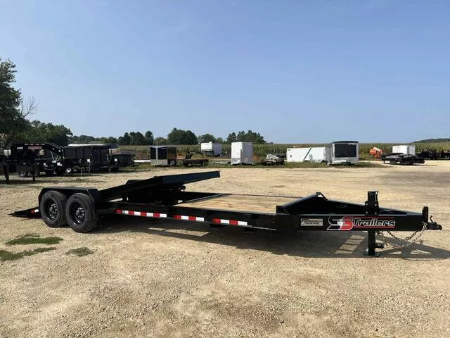 2026 S&S Manufacturing 24' Tilt Bed Equipment Trailer