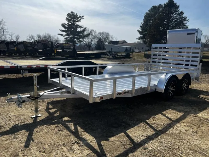 2026 Sport Haven 7 x 16 All Aluminum Tandem  HD Utility Trailer