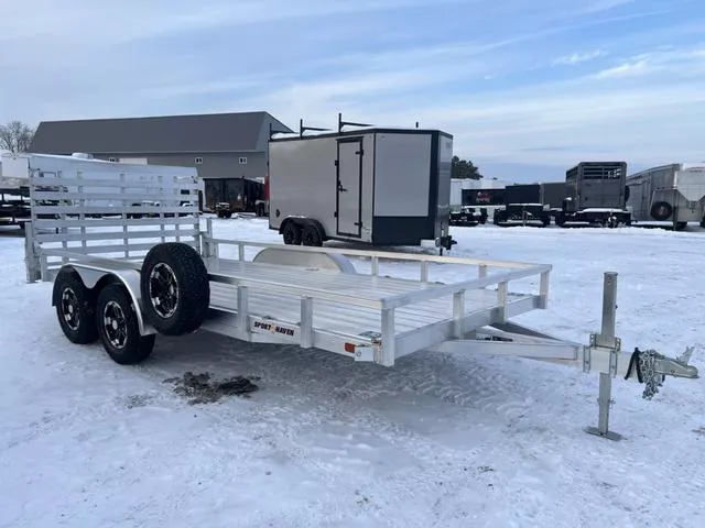 2026 Sport Haven 7 x 16 All Aluminum Tandem HD Off Road Edition Utility Trailer