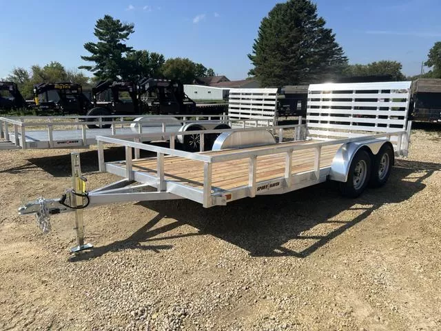 2026 Sport Haven 7 x 16 Aluminum Tandem Axle HD Utility Trailer