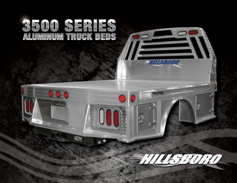 Hillsboro Industries 81 x 102 ALT 3500 Series Aluminum Skirted Truck Bed