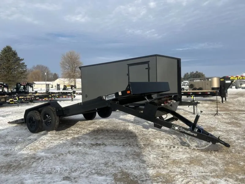 2026 S&S Manufacturing 20' Power Tilt Bed Equipment Trailer