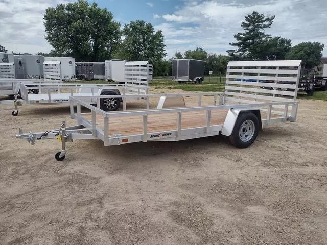 2026 Sport Haven 7 x 14 Aluminum Utility Trailer 