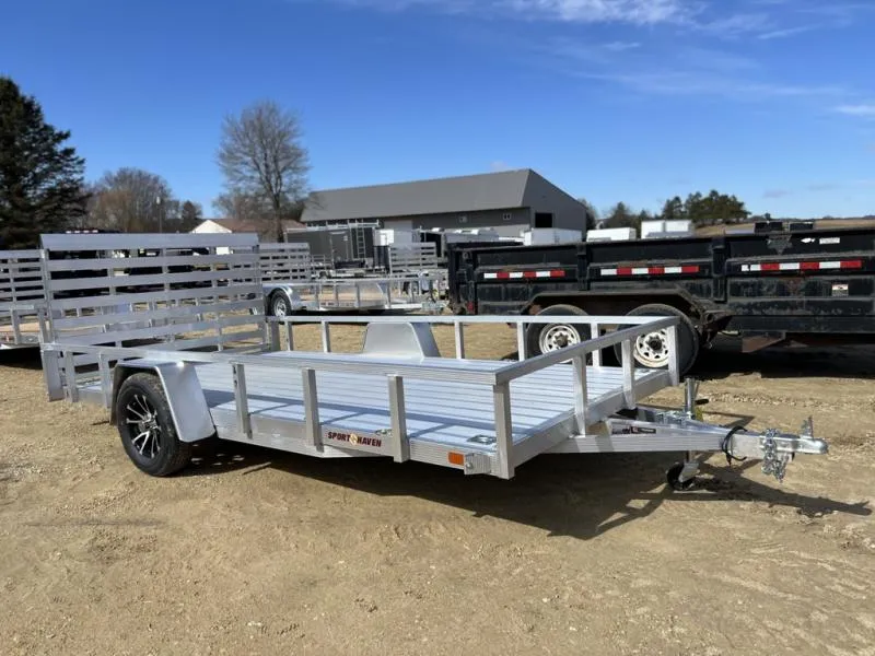 2026 Sport Haven 7 x 14 All Aluminum Utility Trailer