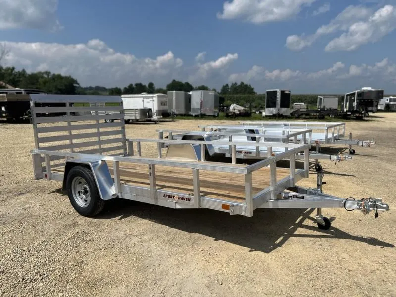 2026 Sport Haven 6 x 12 Aluminum Utility Trailer