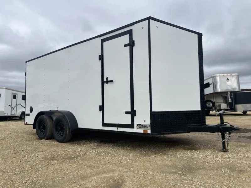 2026 Discovery 7 x 16 Rover ET Enclosed Trailer with Double Rear Doors