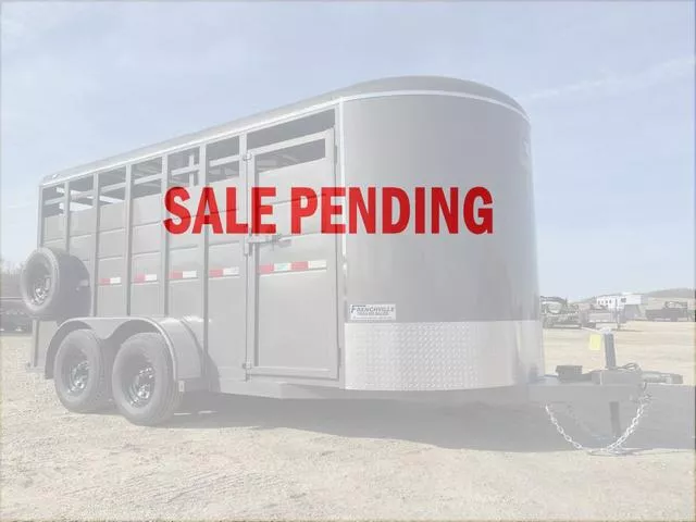 2026 S&S Manufacturing 6'8" x 16' Livestock Trailer 