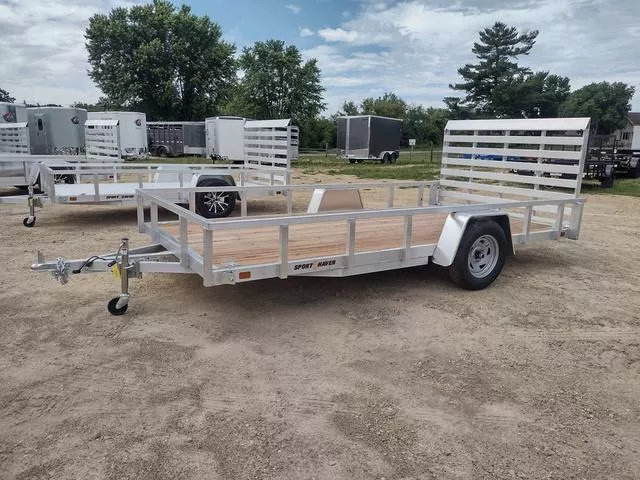 2026 Sport Haven 7 x 14 Aluminum Utility Trailer 