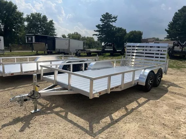 2026 Sport Haven 7 x 16 All Aluminum Tandem HD Utility Trailer