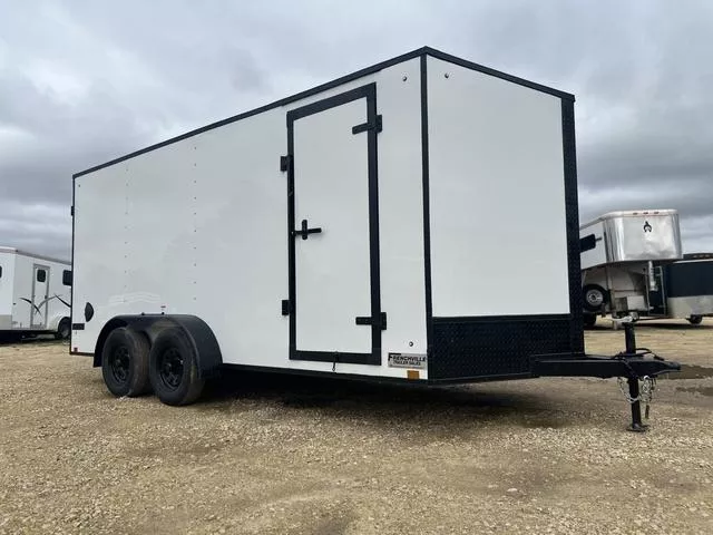 2026 Discovery 7 x 16 Rover ET Enclosed Trailer with Double Rear Doors