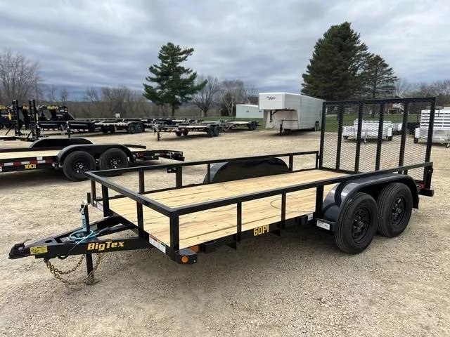 2026 Big Tex 60PI 14' Tandem Axle Utility Trailer 
