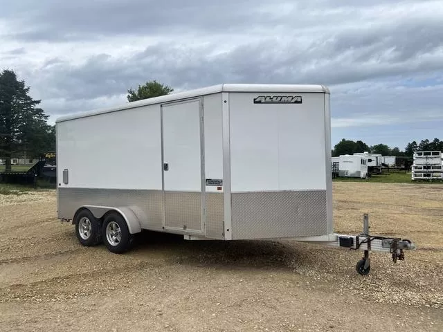 2019 Aluma 7 x 17 All Aluminum Enclosed Trailer