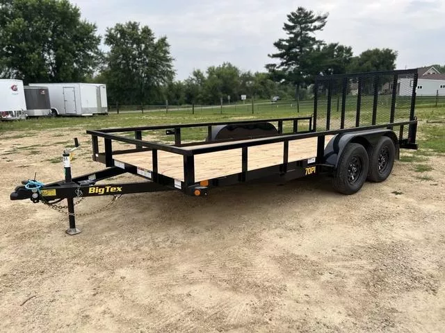 2026 Big Tex 70PI 83 x 16 Tandem Axle Utility Trailer 