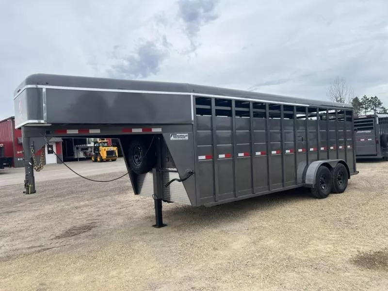 2026 S&S Manufacturing 20' Gooseneck Livestock Trailer
