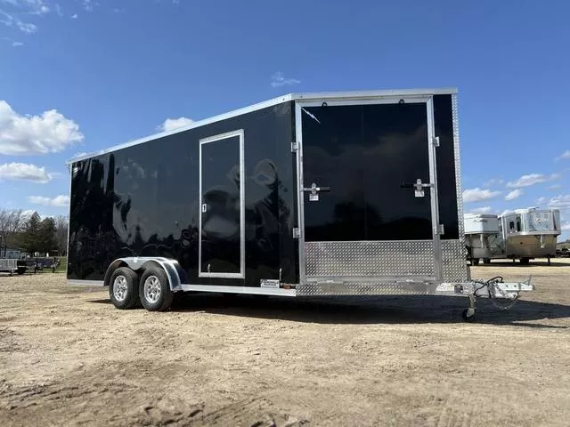 2025 Lightning 7.5 x 23 Aluminum Enclosed Snowmobile Trailer