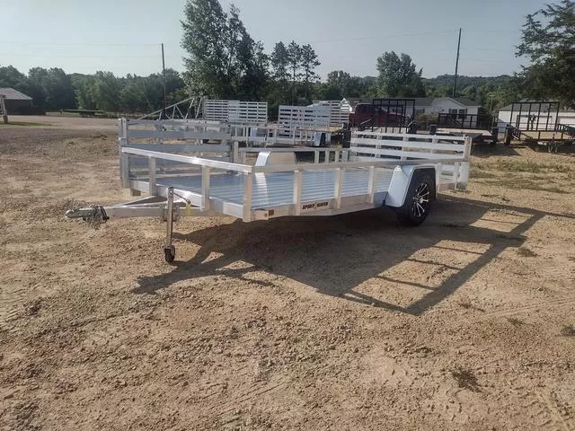 2026 Sport Haven 7 x 14 All Aluminum Utility Trailer with BiFold Rear & Lateral