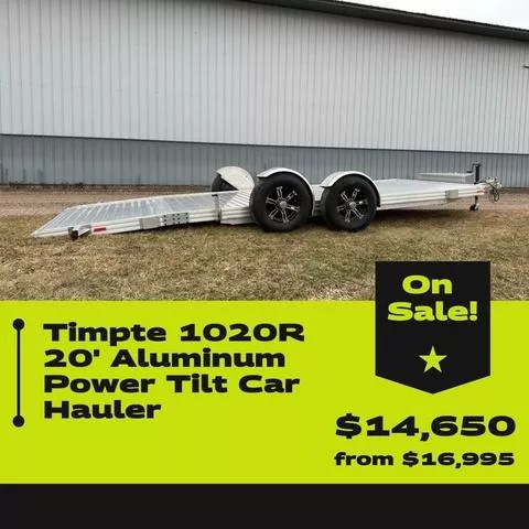 2023 Timpte 1020R 20' Aluminum Tilt Bed Car Hauler