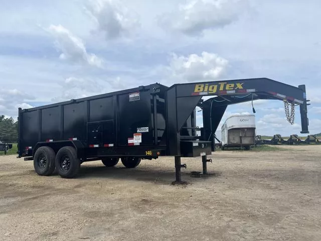 2026 Big Tex Trailers 14GX 16' Gooseneck Dump Trailer with 4' Sides