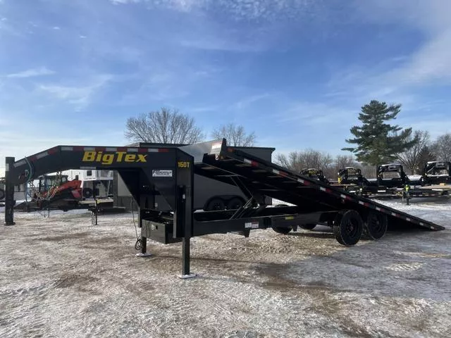 2026 Big Tex Trailers 16OT 24' Heavy Duty Gooseneck Over-the-Axle Power Tilt Bed Trailer