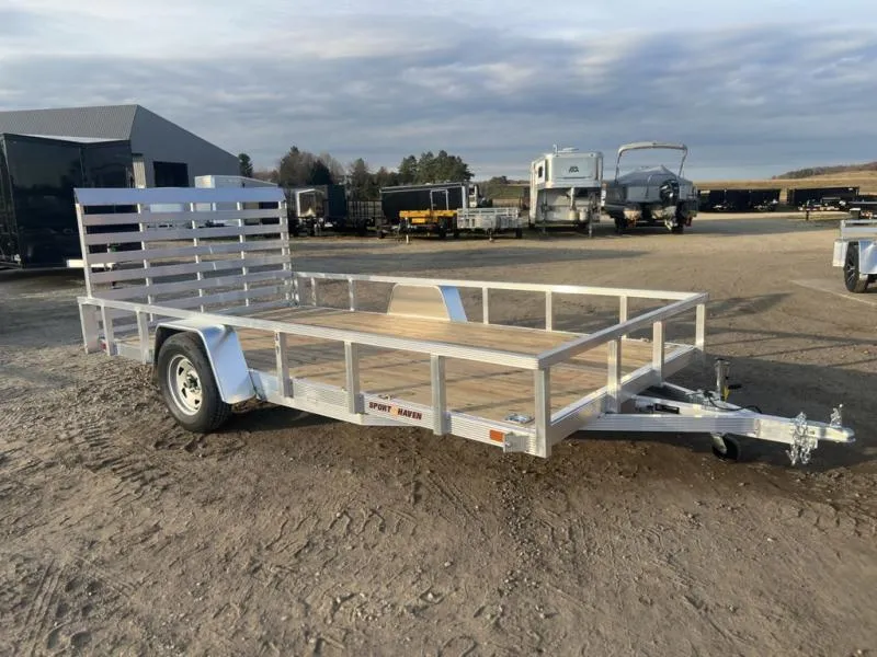 2026 Sport Haven 7 x 14 Aluminum Utility Trailer