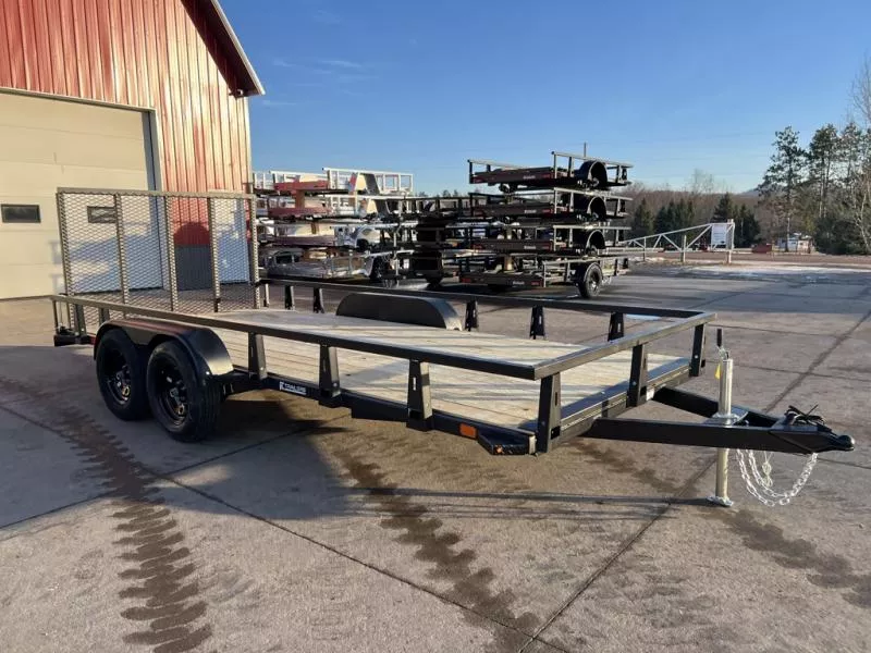 2026 HTC 7 x 16 Tandem Axle Utility Trailer