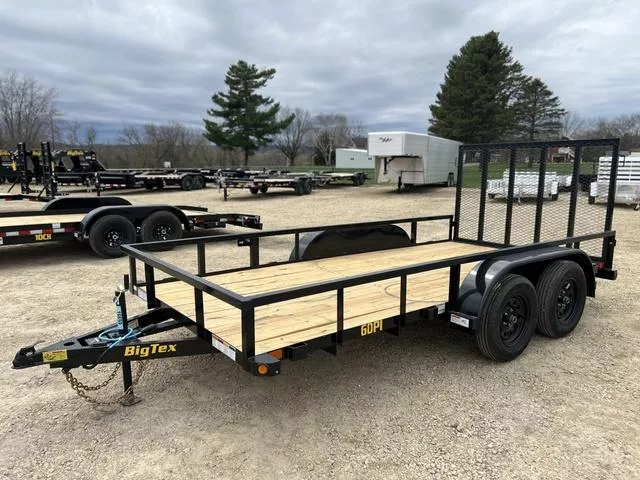 2026 Big Tex 60PI 14' Tandem Axle Utility Trailer 