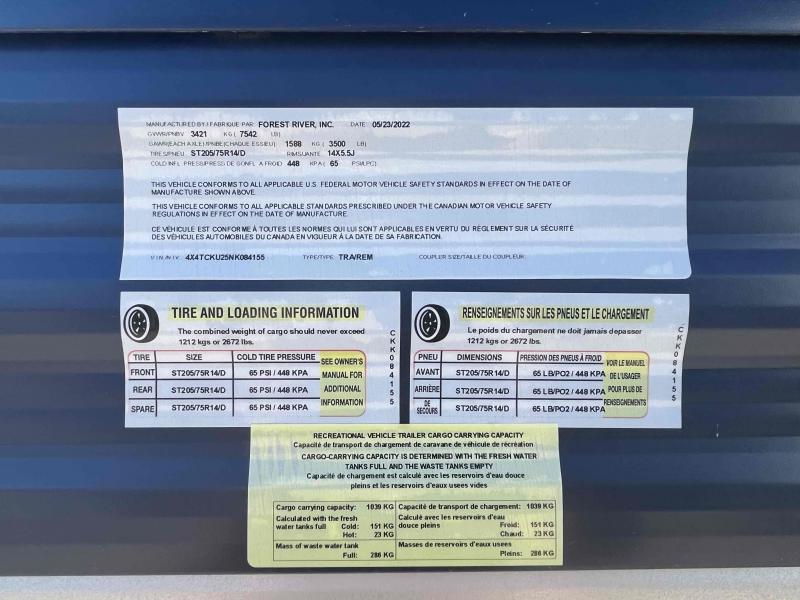 used Travel Trailers Forest River Cherokee Grey Wolf for sale, in Springfield, MO Thumbnail 3