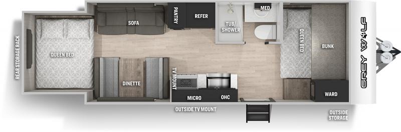 used Travel Trailers Forest River Cherokee Grey Wolf for sale, in Springfield, MO Thumbnail 2