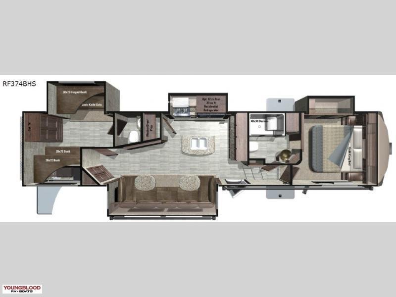 Used 2018 Highland Ridge RV Open Range Roamer RF374BHS Used 2018 Highland Ridge RV Open Range Roamer RF374BHS