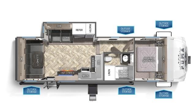 new Fifth Wheel Trailers Palomino Puma for sale, in Springfield, MO Thumbnail 2