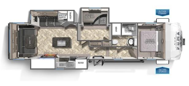 new Fifth Wheel Trailers Palomino Puma for sale, in Springfield, MO Thumbnail 2