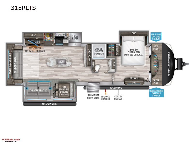 New 2022 Grand Design Reflection 315RLTS New 2022 Grand Design Reflection 315RLTS
