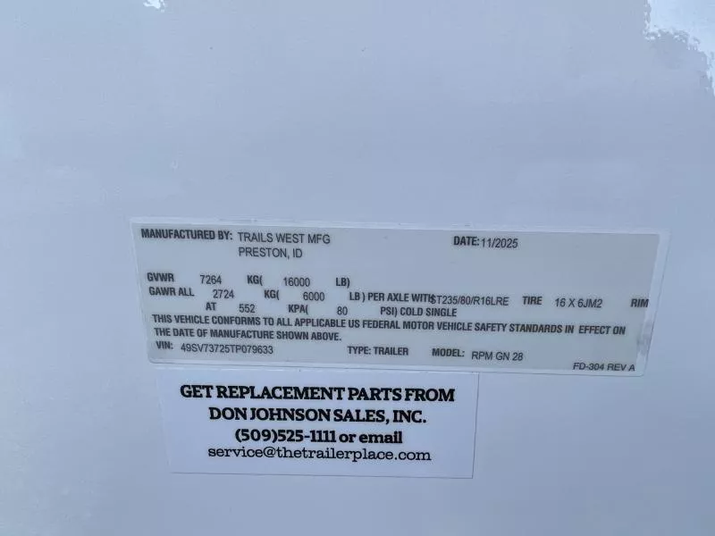 new Snowmobile Trailers Trails West Manufacturing  for sale, in Walla Walla, WA Thumbnail 24