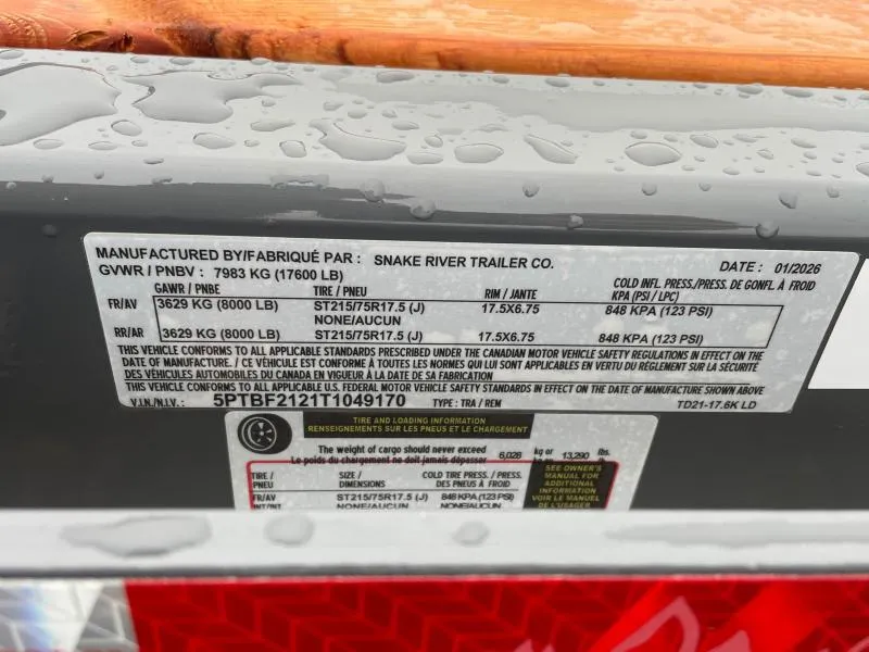 new Equipment / Flatbed Trailers Snake River  for sale, in Walla Walla, WA Thumbnail 18