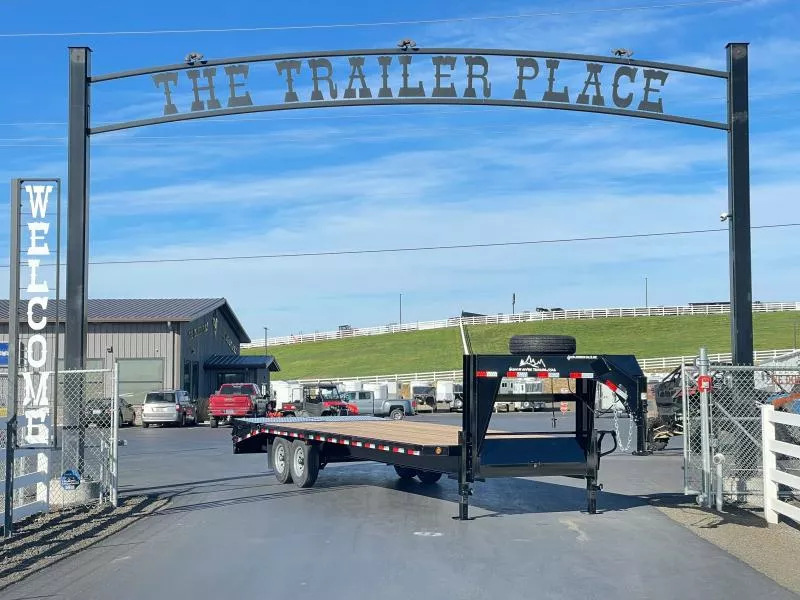 2026 Snake River 25'-16K GN Flatbed Trailer