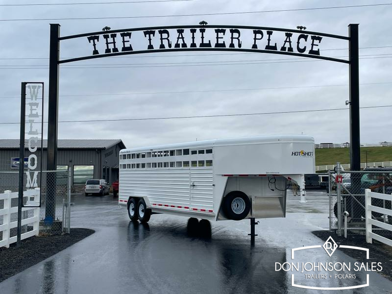 Trails West Hotshot GN 7' 6" X 24' Open Stock Trailer  1737063886