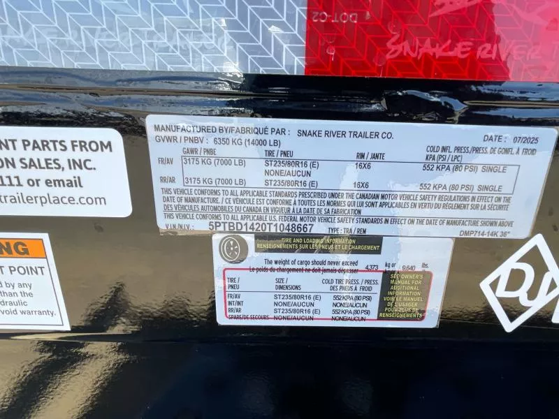 new Dump Trailers Snake River  for sale, in Walla Walla, WA Thumbnail 27